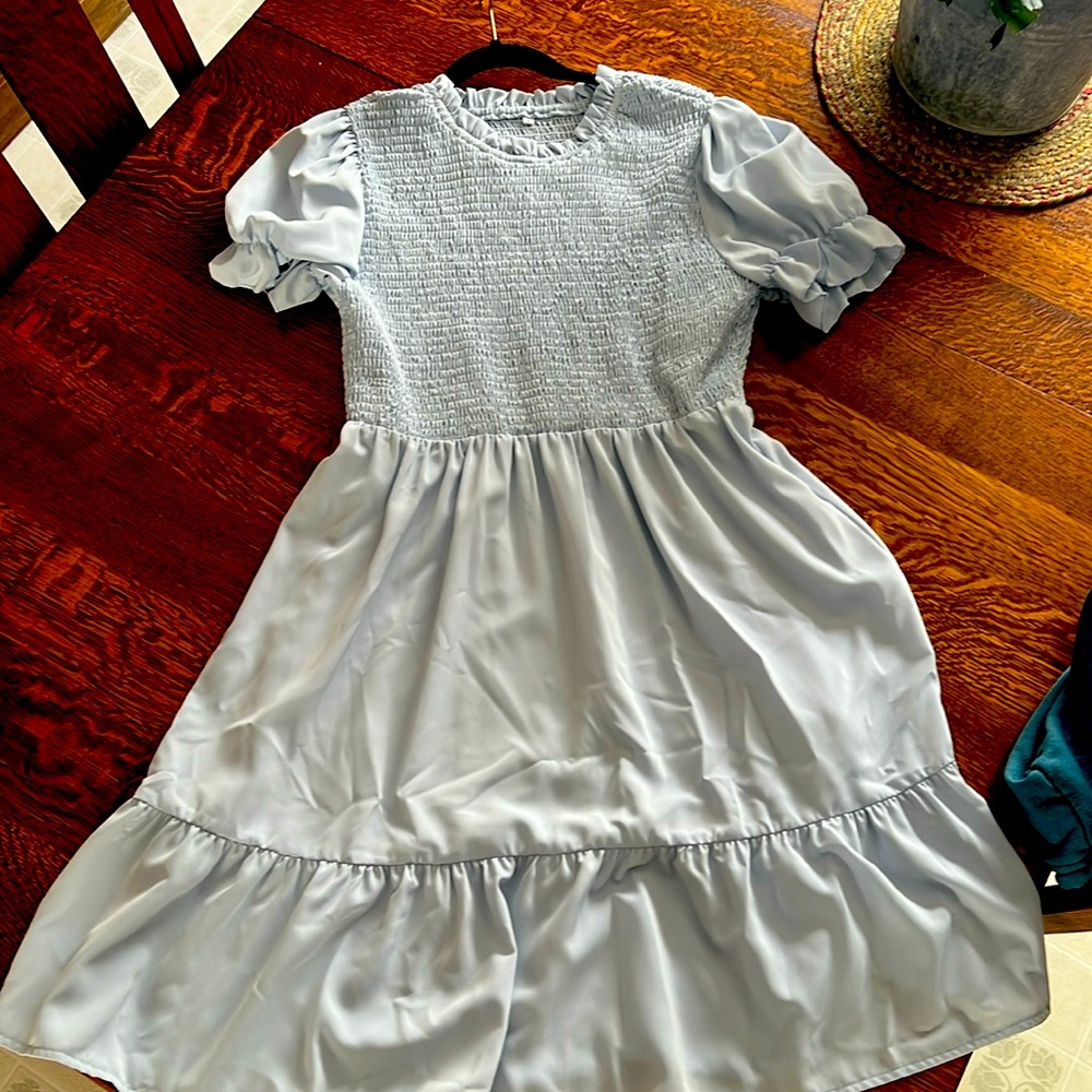 Light blue dress